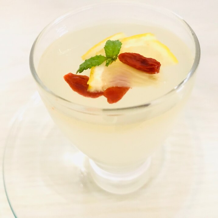 食べてキレイに!オーギョーチ風♪ レモンゼリー